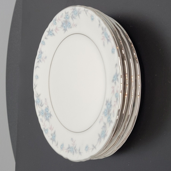 Norleans China Japan. First Love Set of 4 Bread & Butter Plates 6" Vintage - Picture 1 of 12